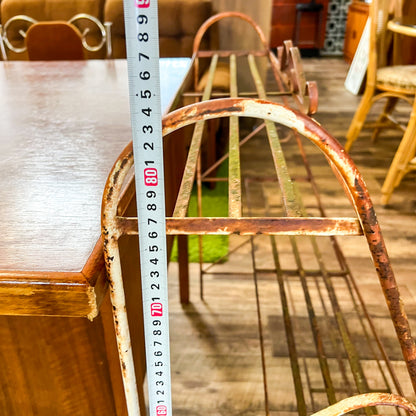 Vintage rusty plant stand