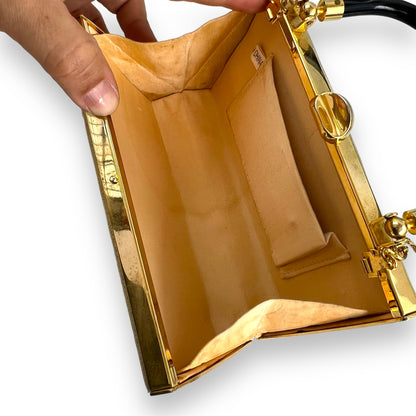 Gold & Black Evening Bag