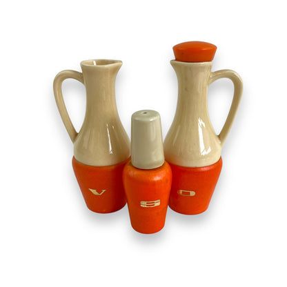 Oil, Vinegar & Salt Orange set - Hakusan Japan