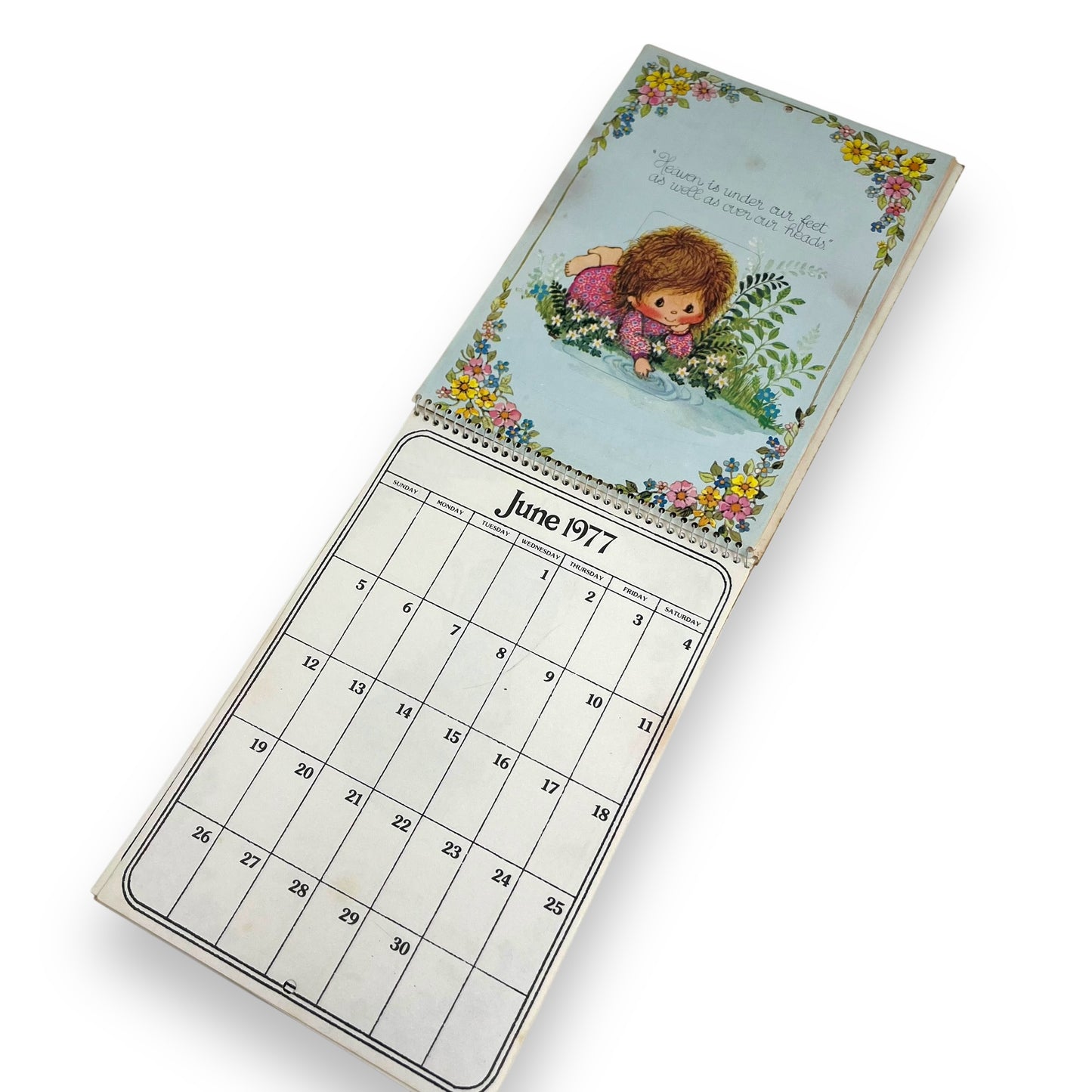 Holly Hobbie 1977 Calander