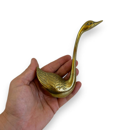 Brass Swan statue