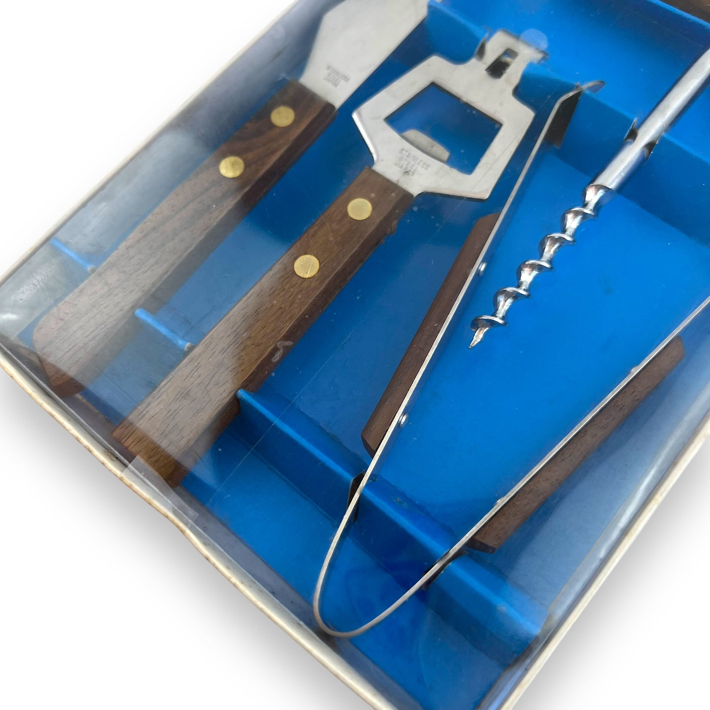 Wood Handle Bar Utensil Set - New in Box