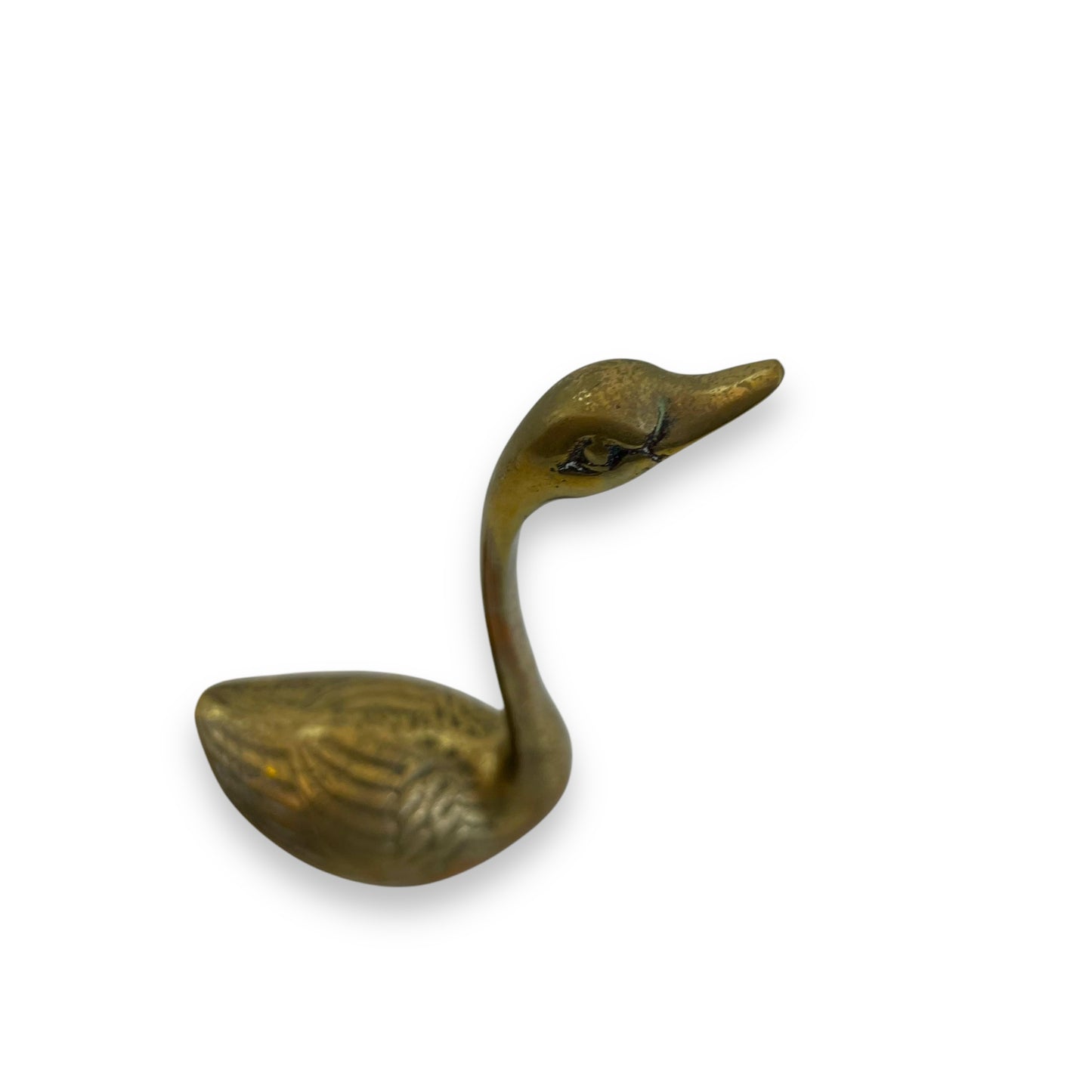 Brass Swan statue