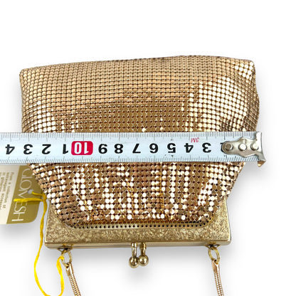 Glomesh Gold Mesh Bag in Original Box - New Unused