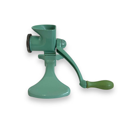 Harper Cast Iron Green Enamel Food Grinder Mincer, Meat mince grinder cast iron chopper
