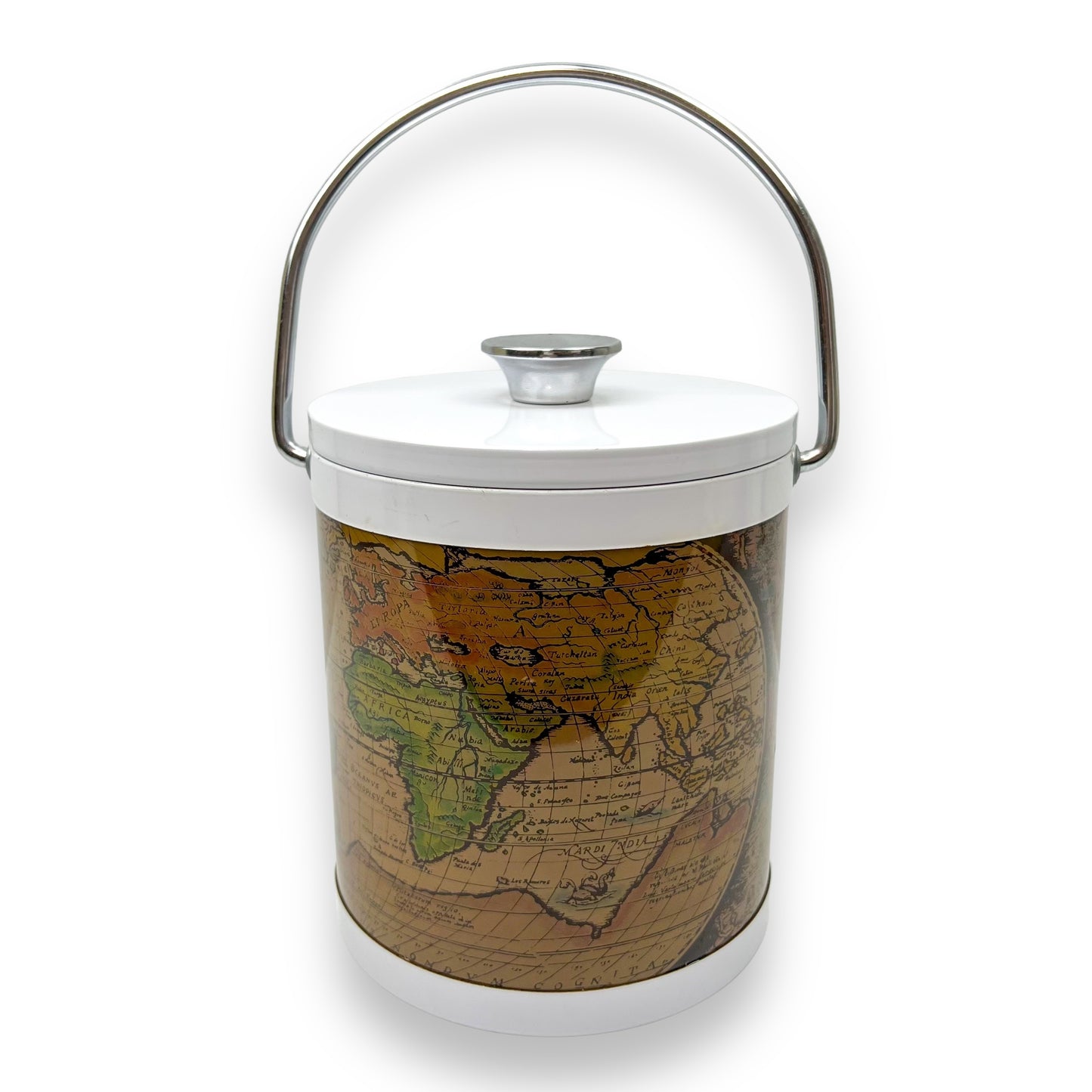 World Map Ice Bucket