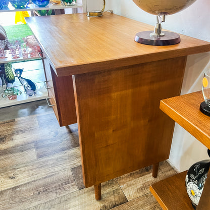 Mid-Century Desk with Three Drawers