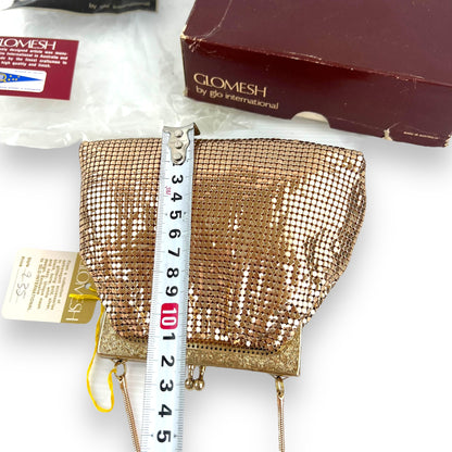 Glomesh Gold Mesh Bag in Original Box - New Unused