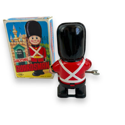 Yone Walking Guardsman Wind-Up Toy with Original Box - Made in Japan