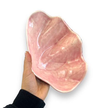 Pink & Black Clamshell Bowl