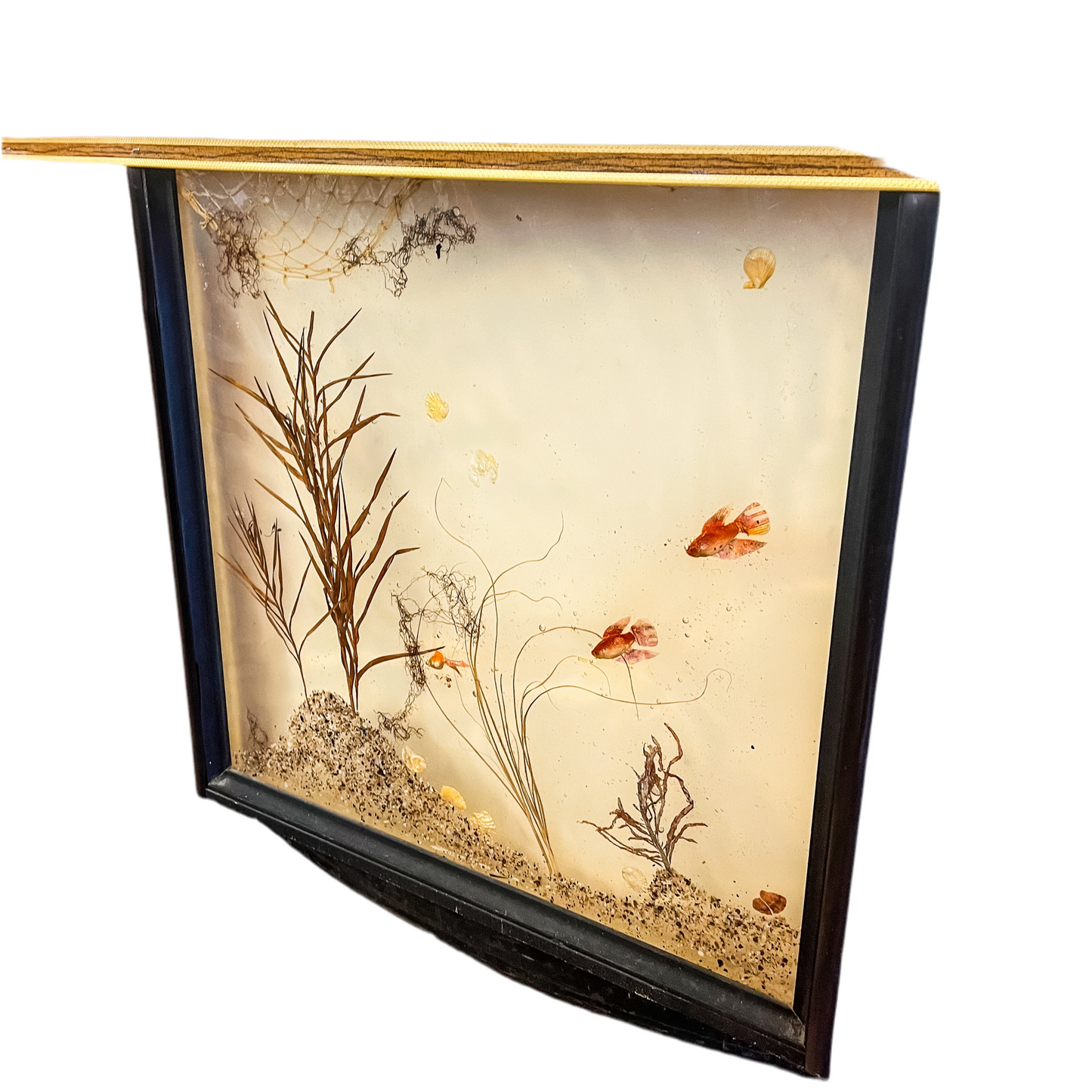 Retro Lightup fish bar cabinet