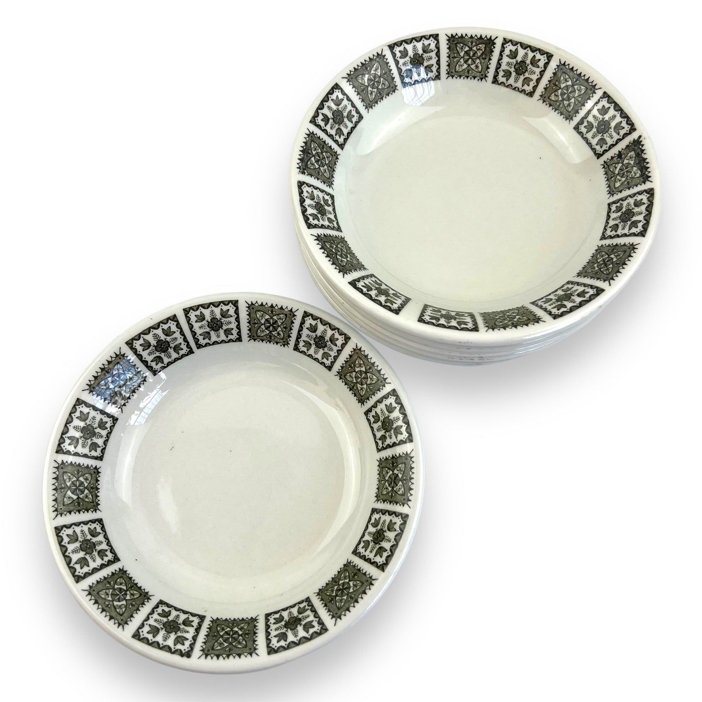 Maddock Marlow Green Patterned Bowl Set of 6