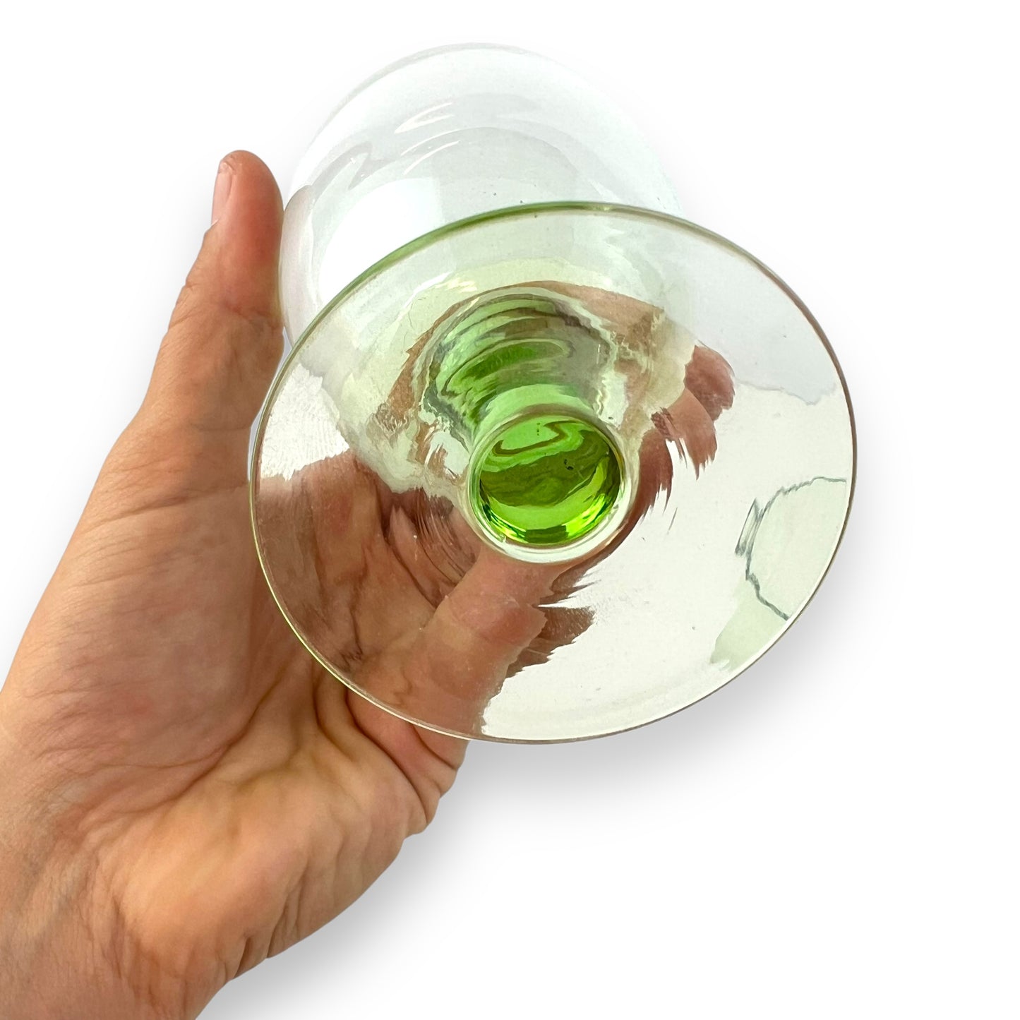 Green Wine Glass Set of 6