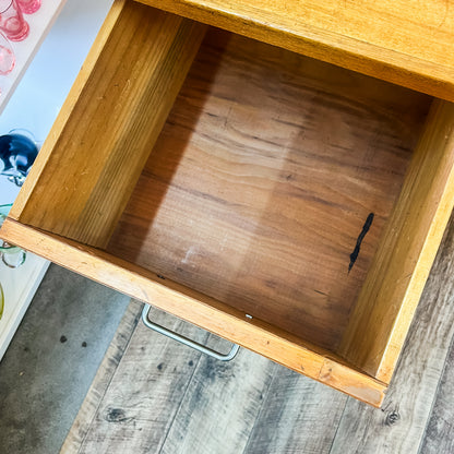 Mid-Century Desk with Three Drawers