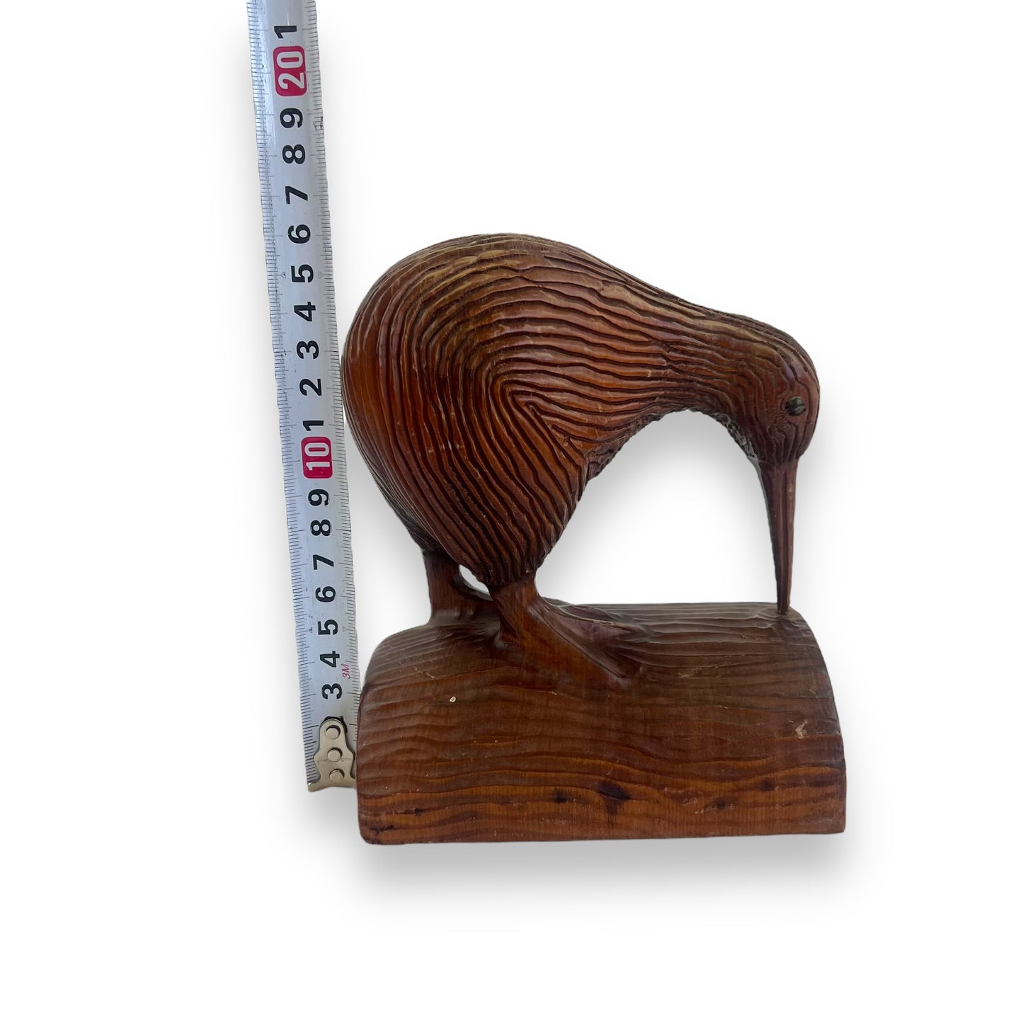 Wooden Kiwi Bird Sculpture - Handmade in New Zealand