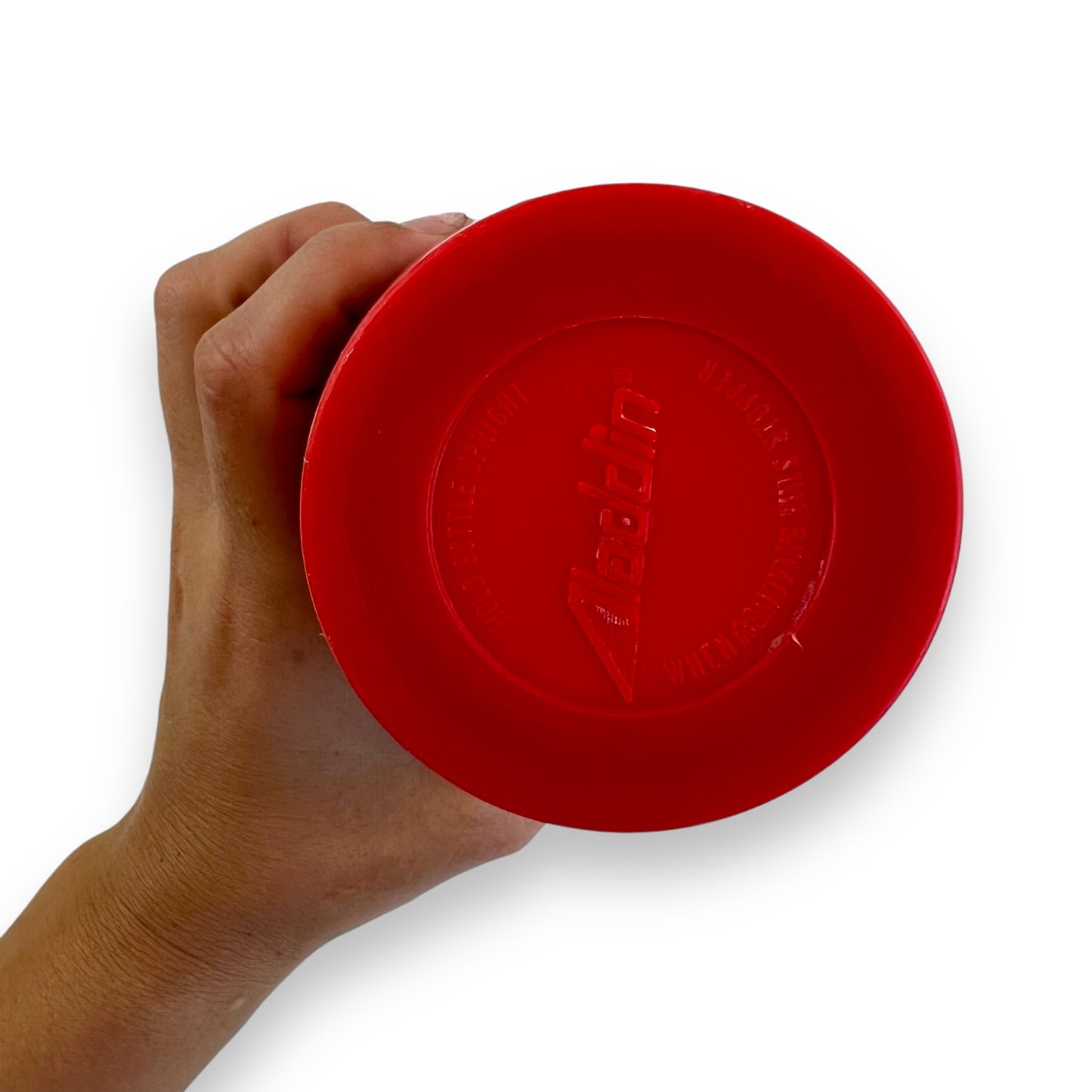 Red plaid Plastic Aladdin Thermos