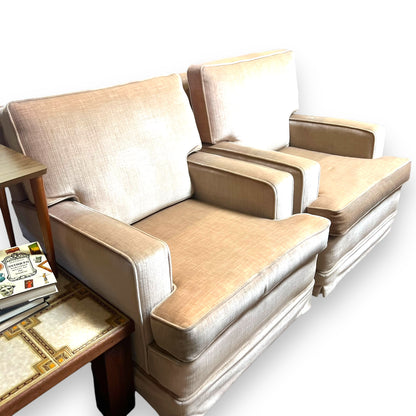 Cream single lounge chair