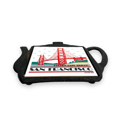 Golden Gate Bridge San Francisco Teapot Trivet