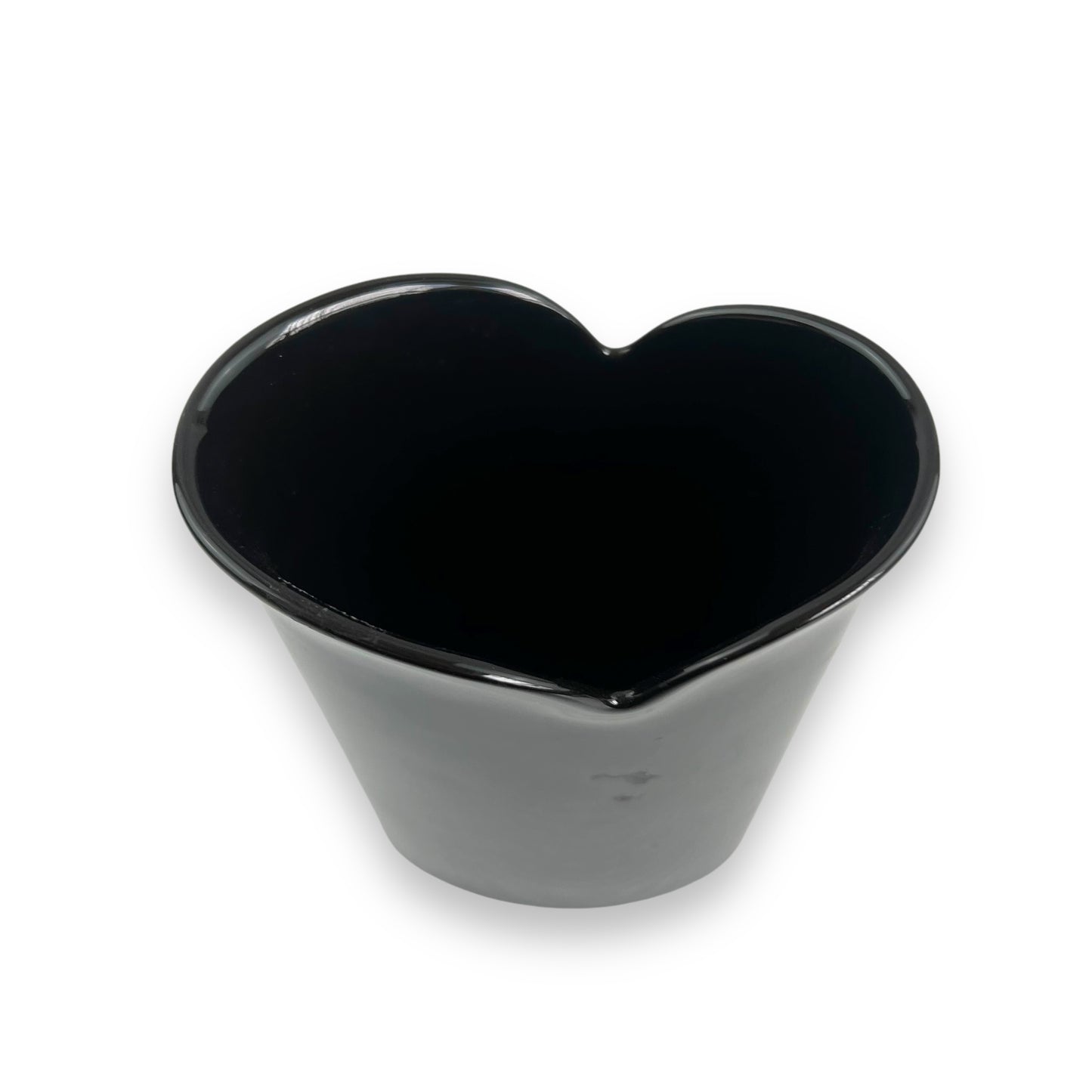 Black ceramic Vase - Made in Japan