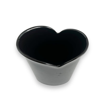 Black ceramic Vase - Made in Japan