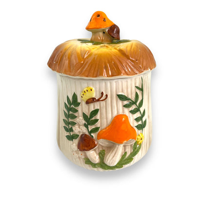 Merry Mushroom Canister 18.5cm tall