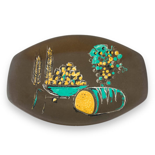 Bessemer Melamine Plate “Bread & Wheat Design” - Made in Australia