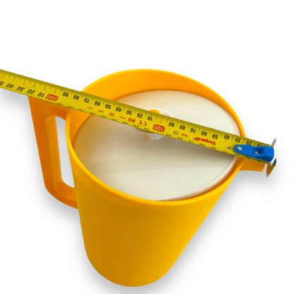 Large Yellow Tupperware Jug with lid