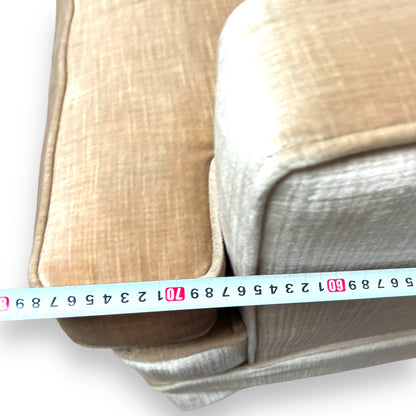 Cream single lounge chair