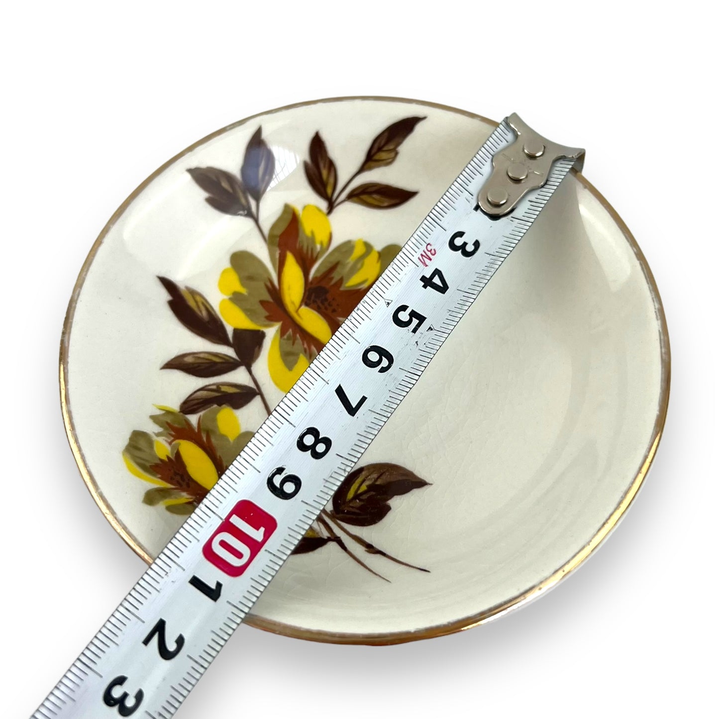 Yellow Rose Plate Small