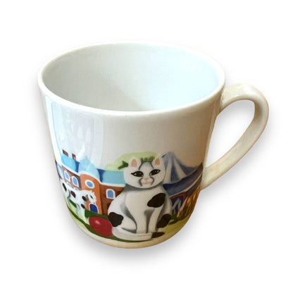 Arzberg Germany Plate and Mug Set - Whimsical Circus Scene