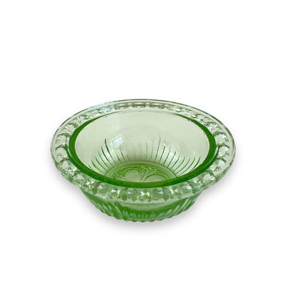 Small Green Glass Bowl