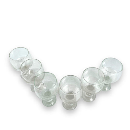 Crown Corning Oslo Wine Glasses Set of 6