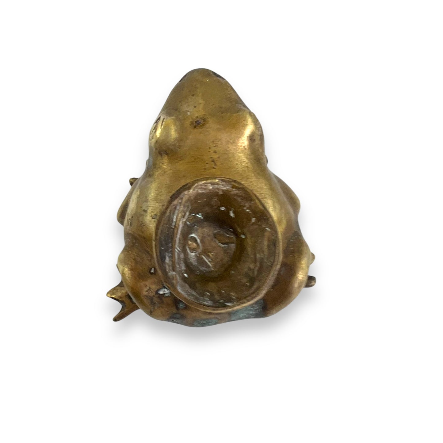 Brass Frog Candle Holder