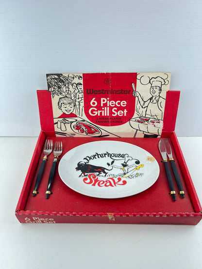 Westminster ‘Porterhouse Steak’ 6 Piece Grill Set – Original Box