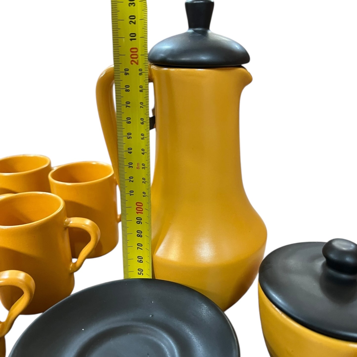 Ray Cook Coffee Set – 1960s Australian Pottery (Full Set)