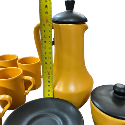Ray Cook Coffee Set – 1960s Australian Pottery (Full Set)