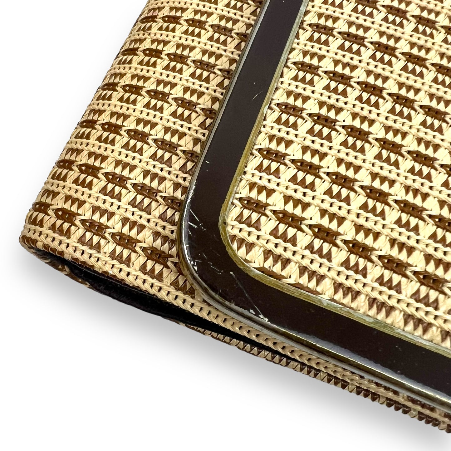 Jacqui Melbourne Brown patterned bag