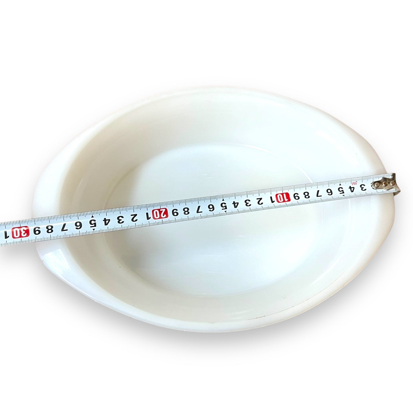 White Crown Pyrex Oval Baking Dish