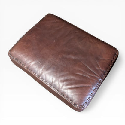 Moran Vintage Leather Armchair & Ottoman Set – Made in Melbourne