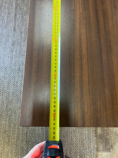 Avalon Mid Century Walnut Sideboard / Buffet Cabinet with Carved Doors