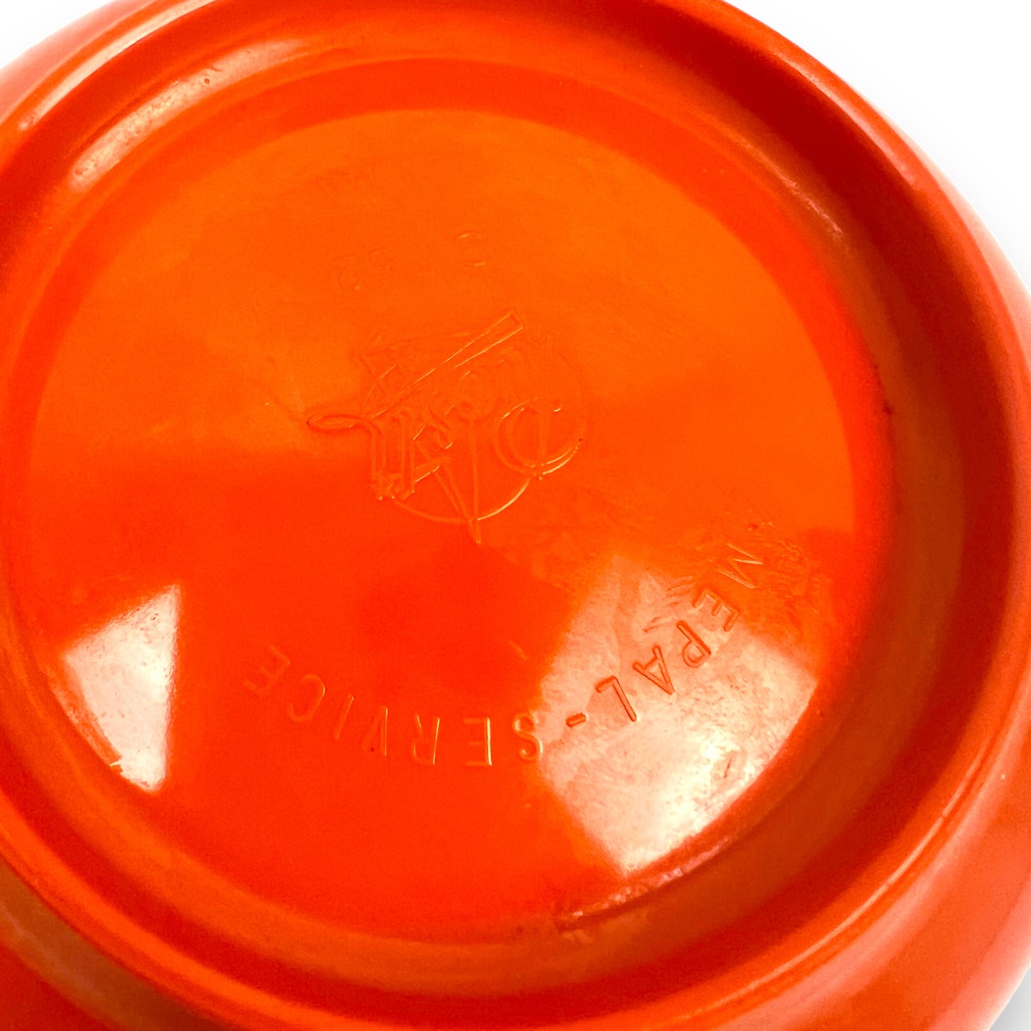 Rosti Denmark orange and yellow Melamine bowl set 1970s