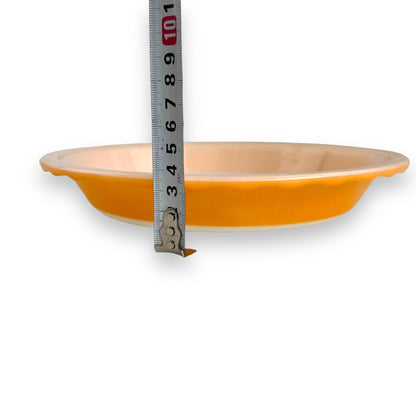 Orange Crown Ovenware Pie Baking Dish