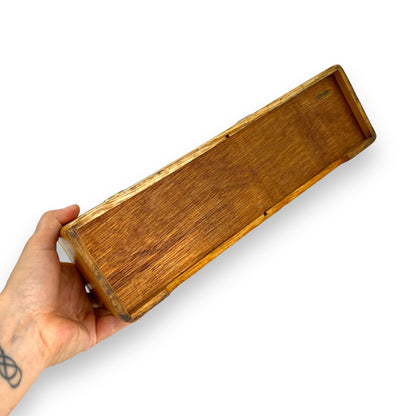 Wooden Recipe Card Storage Box