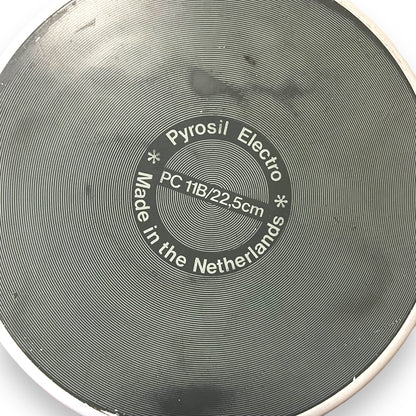 Pyrosil Electro Oval Baking Dish - Retro Orange Design, Made in the Netherlands (No Lid)