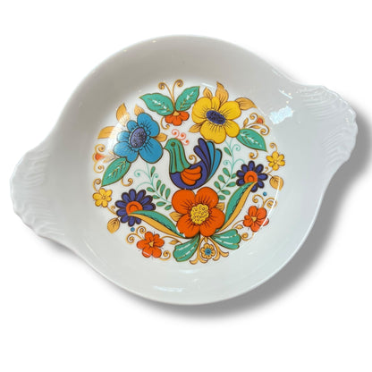 Porcelaines Champs-Élysées France Floral Dish set of 4