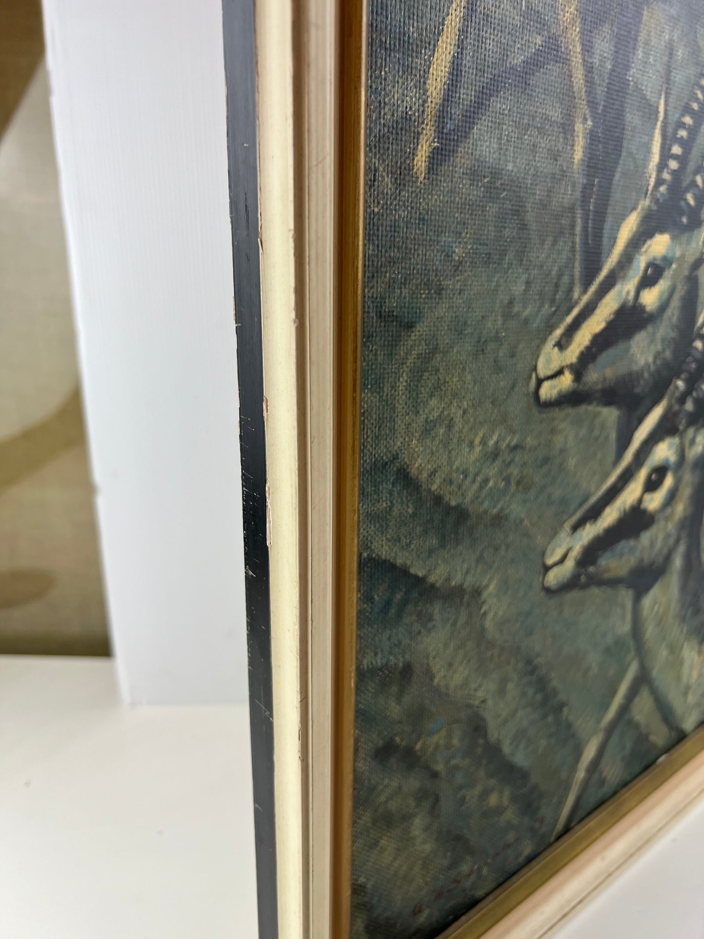Keith Shackleton – Gazelle Vintage Framed Art Print