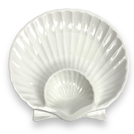 White large shell plate