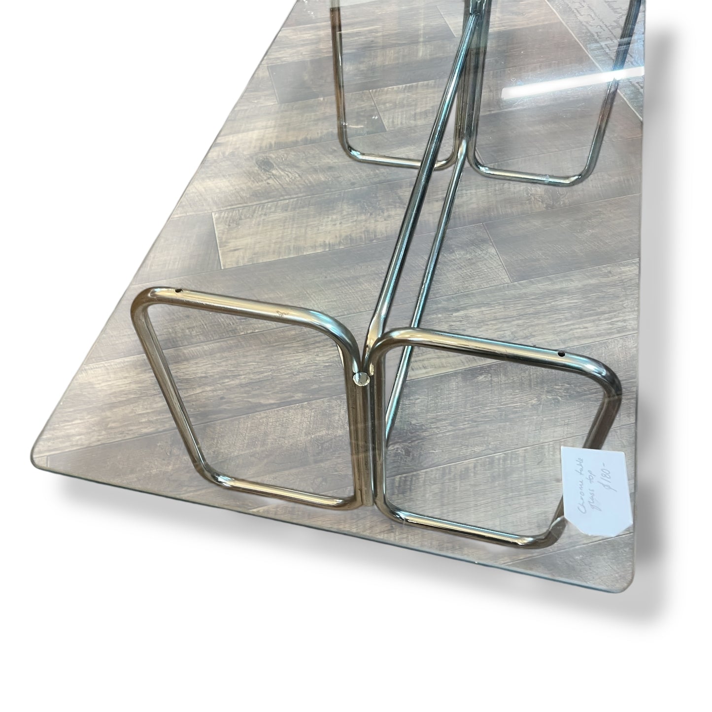 Chrome & Glass Coffee Table