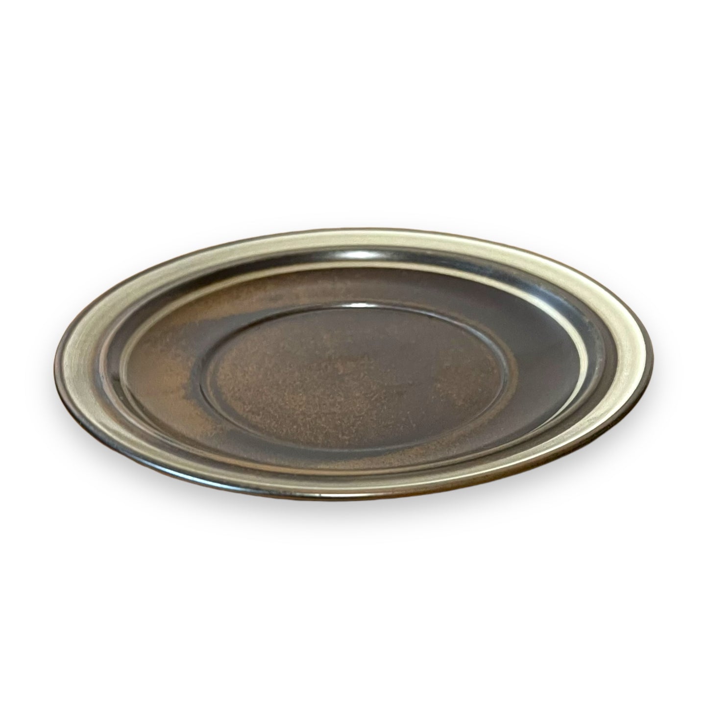 Brown Stoneware Plate