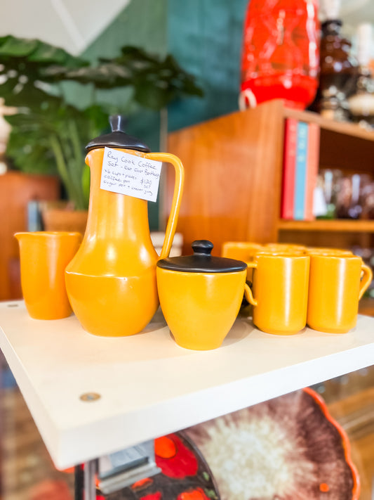 Ray Cook Coffee Set – 1960s Australian Pottery (Full Set)